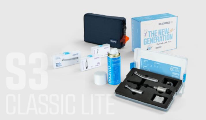 Kit Acadêmico de Peças de Mão S3 CLASSIC LITE - Schuster