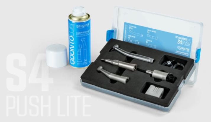 Kit Acadêmico de Peças de Mão S4 PUSH LITE - Schuster